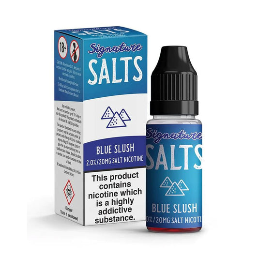 Blue Slush 10ml Nicotine Salt E-Liquid by Signature Salts