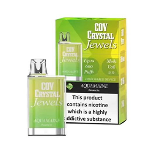 COV Crystal Jewels Banana Ice 600 Puffs Disposable Vape