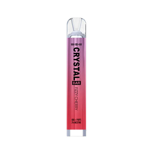 Crystal Bar 600 Puffs Fizzy Cherry Disposable Vape