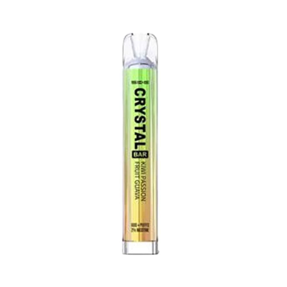 Crystal Bar 600 Puffs Kiwi Passion Fruit Guava Disposable Vape