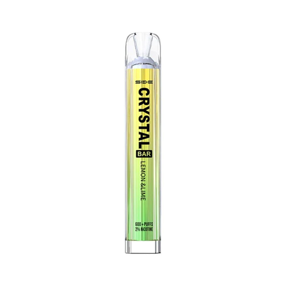 Crystal Bar 600 Puffs Lemon Lime Disposable Vape