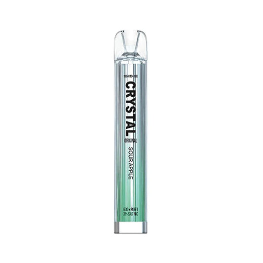 Crystal Bar 600 Puffs Sour Apple Disposable Vape