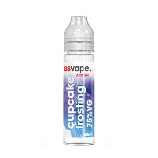 Cupcake Frosting Shortfill 50ml E liquid by 88 Vape