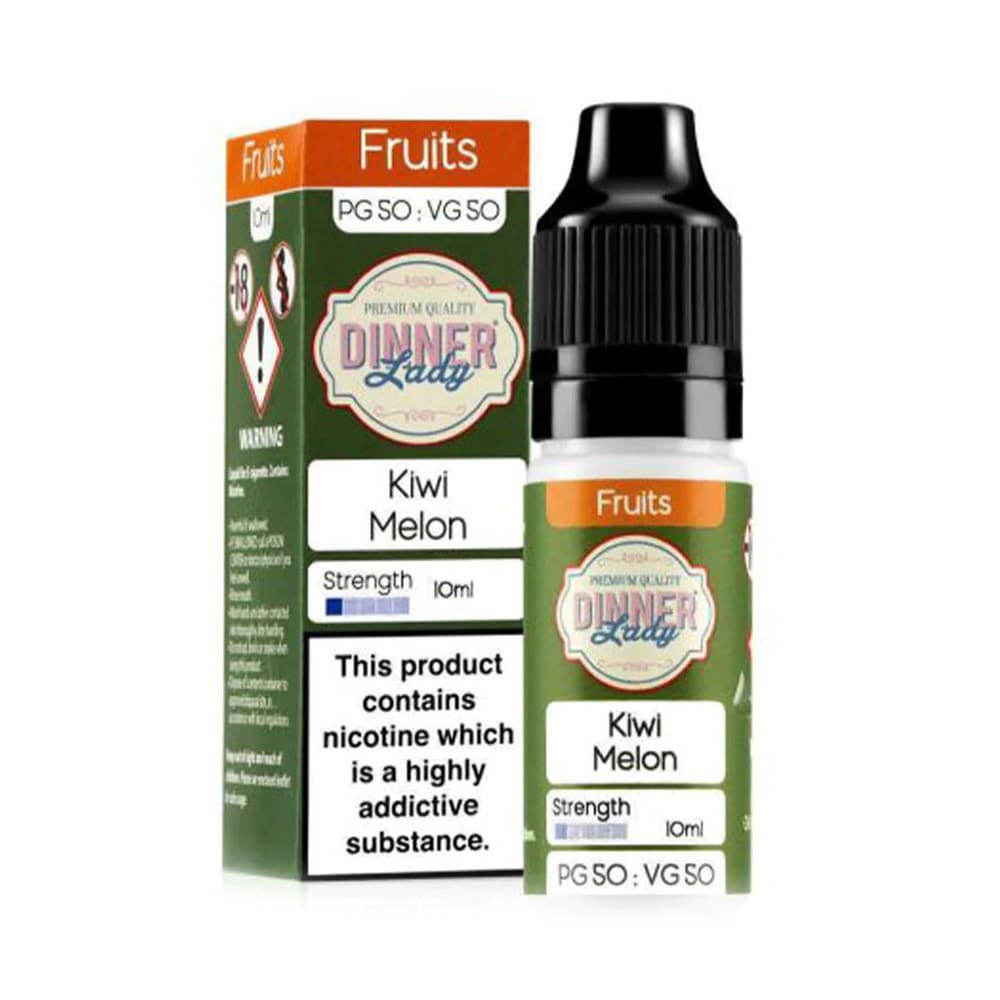 Dinner Lady 10ml Nic Salt E Liquid Kiwi Melon