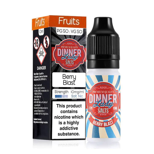 Dinner Lady Fruits 10ml Nic Salt E liquid Berry Blast