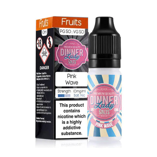 Dinner Lady Fruits 10ml Nic Salt E liquid Pink Wave