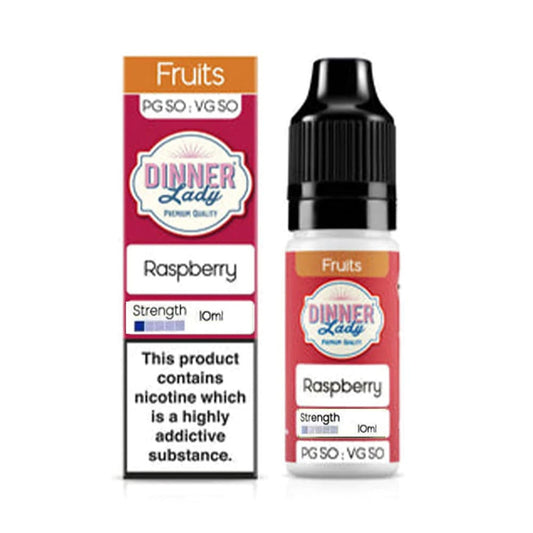 Dinner Lady Fruits 10ml Nic Salt E Liquid Raspberry