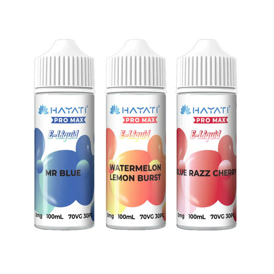 Hayati Pro Max 100ml Shortfill Eliquid 70/30