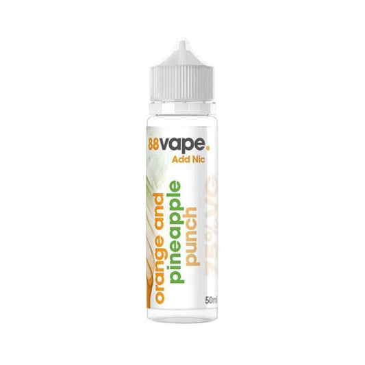 Orange & Pineapple Punch Shortfill 50ml E liquid by 88 Vape