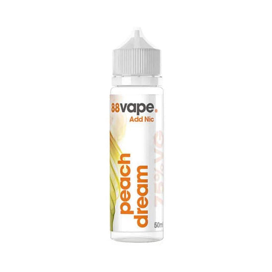 Peach Dream Shortfill 50ml E liquid by 88 Vape