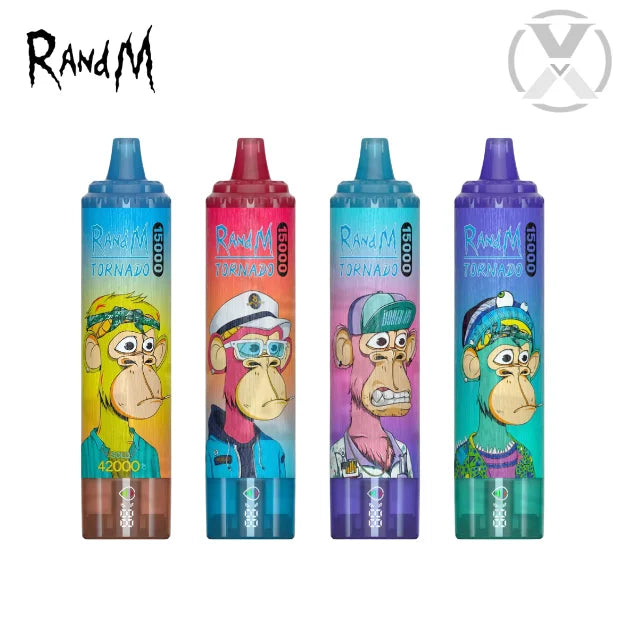 R and m Tornado 15000 Puffs Disposable Vape-Box of 10