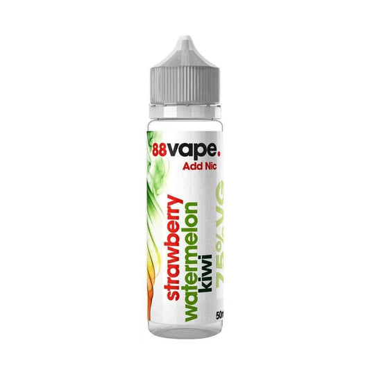 Strawberry, Watermelon & Kiwi Shortfill 50ml E liquid by 88 Vape