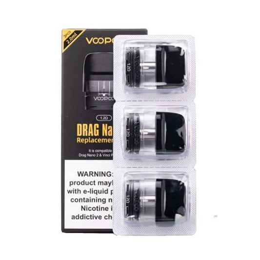 VoopooDragNano2ReplacementPod_PackOf3_1.2ohm